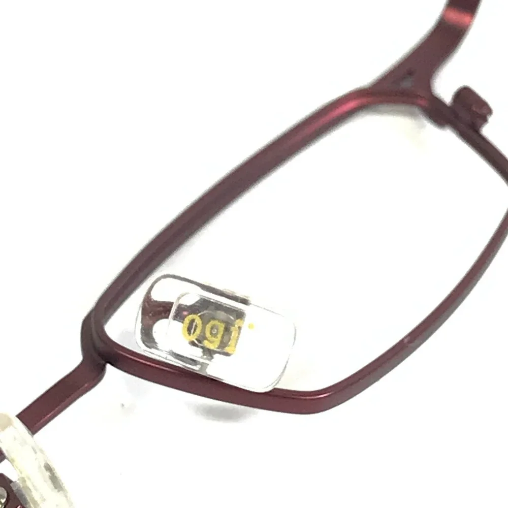 ogi Eyeglasses Frames 2081 COL. 80 Black Burgundy Red Wire Rim 42-19-135